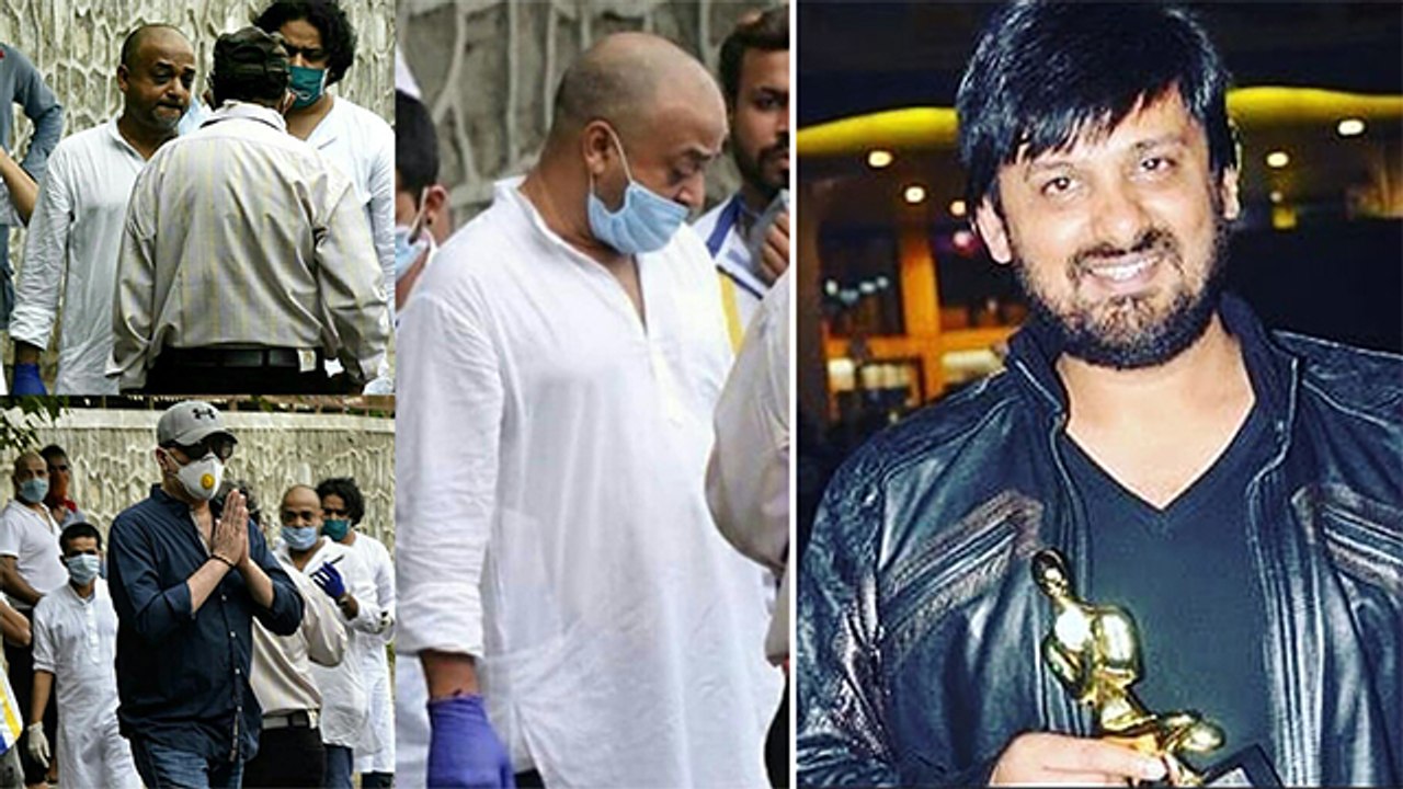 Sajid Khan CRIES At Brother Wajid Khan's Last Rites