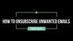 How to Stop Unwanted Emails in Gmail | How to block unwanted emails in Gmail Hindi/Urdu