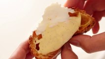 クリームチーズ・クッキーシューの作り方 Cream Cheese Cookie Choux｜HidaMari Cooking