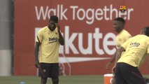 El Barça retoma el trabajo con el equipo al completo