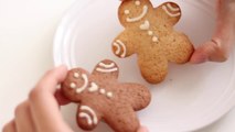 ジンジャークッキーの作り方 ラッピングあり Gingerbread Cookie Recipe