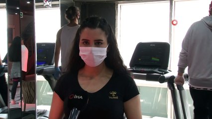 Spor salonları yeni tedbirlerle kapılarını açtı