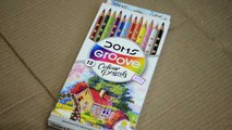 Doms Groove Colour Pencil 12 Shades