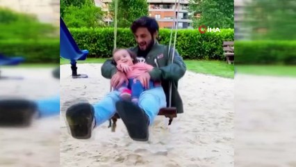 Marcelo Saracchi'nin çocuğu ile keyifli anları