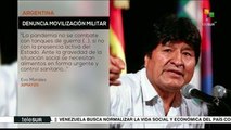 Exige Evo Morales a gobierno de facto explique desplazamiento militar