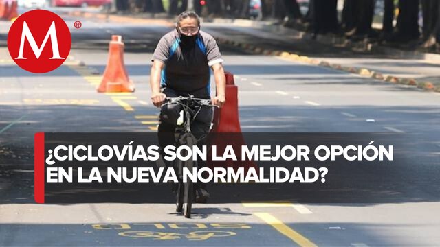 Implementan ciclovías emergentes en CdMx