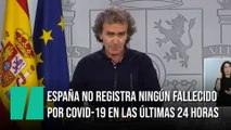 España no registra ningún muerto por coronavirus en las últimas 24 horas