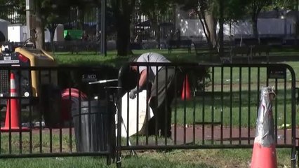 Washington amanece marcada por la huella de las protestas antirracistas