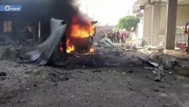 مصابون بانفجار سيارة مفخخة في ريف حلب الشمالي