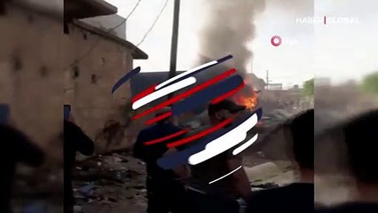 Afrin'de bomba yüklü araçla saldırı