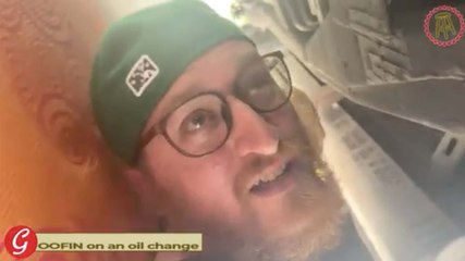 DIY Goofin: CHANGING THE OIL LEADS TO ME BEING COVERED IN OIL