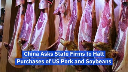 China Asks State Firms to Halt Purchases of US Pork and Soybeans