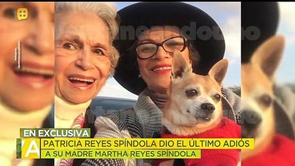 Acompañamos a la actriz Patricia Reyes Spíndola en el último adiós a su madre. | Ventaneando
