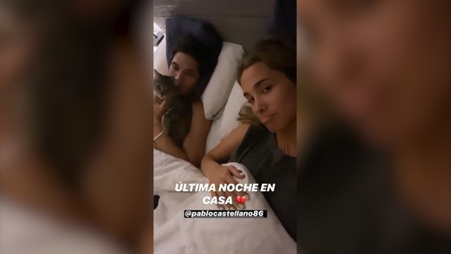 María Pombo y Pablo Castellano inician la mudanza a su nuevo hogar