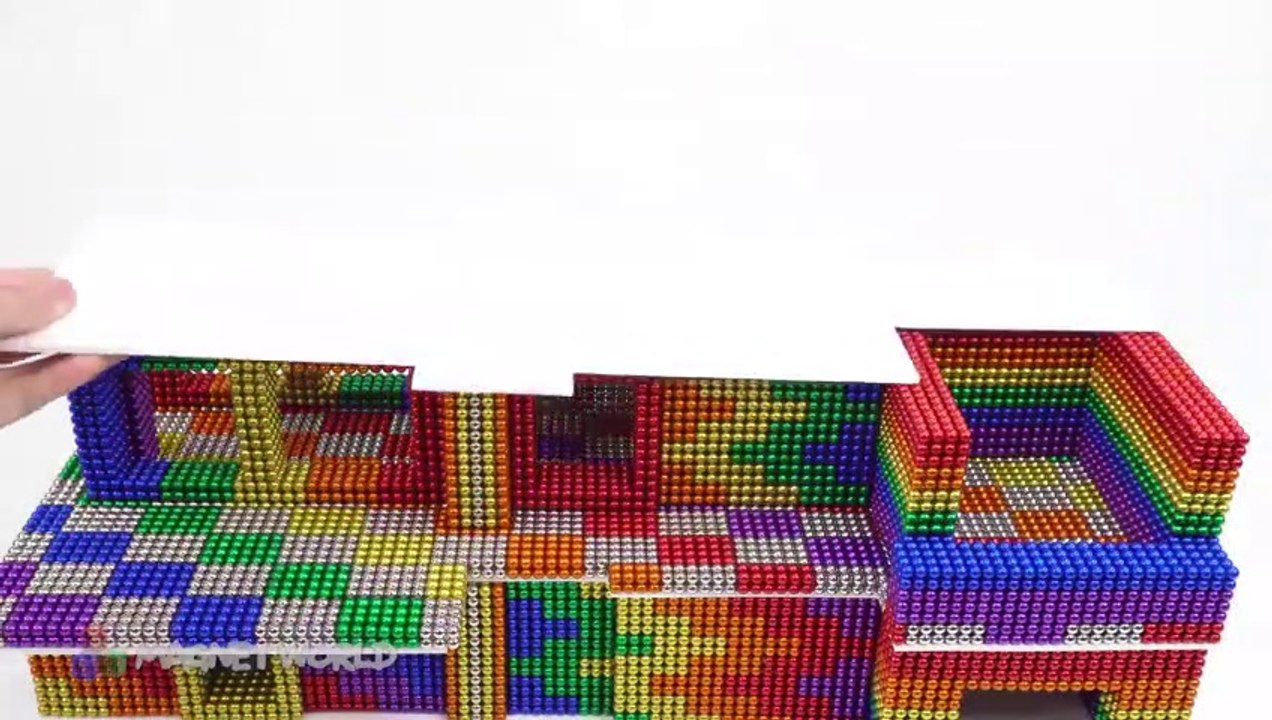 Build Most Beautiful Mansion Home Swimming Pool From Magnetic Balls