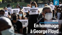 George Floyd : ils se mettent à genoux devant l'ambassade des Etats-Unis à Paris