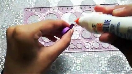DIY Quilling hat keychain - how to make quilling hat keychain