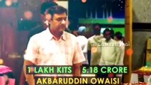 Akbaruddin owaisi Distributed 1 lakh ration kits to needy people worth Rs 5.18 crores