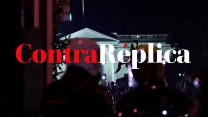 Incendios y enfrentamientos en la Casa Blanca