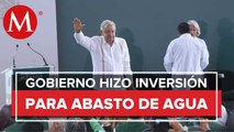 AMLO descarta problemas de abasto de agua en aeropuerto de Santa Lucía