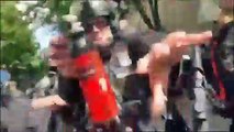 Violento enfrentamiento entre la policía y los manifestantes por la muerte de George Floyd en Portland