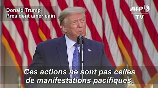 Violentes manifestations aux Etats-Unis: Trump dénonce des actes de terrorisme intérieur