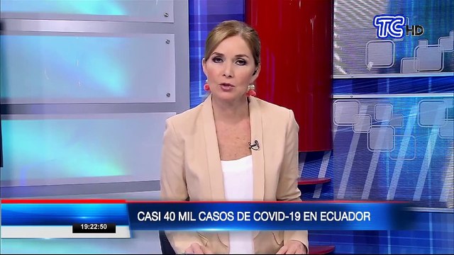 Casos confirmados de coronavirus llegaron a 39.994 en Ecuador