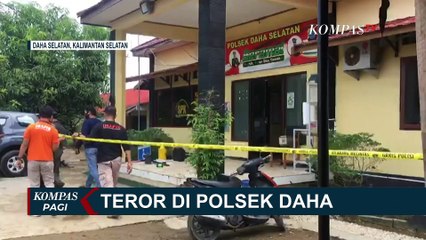 Seorang Brigadir jadi Korban Penyerangan Polsek Daha Selatan