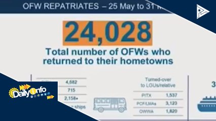 Mahigit 24,000 OFWs na na-stranded sa Metro Manila, napauwi na