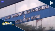 Tanggapan ng LTFRB, balik-operasyon bukas