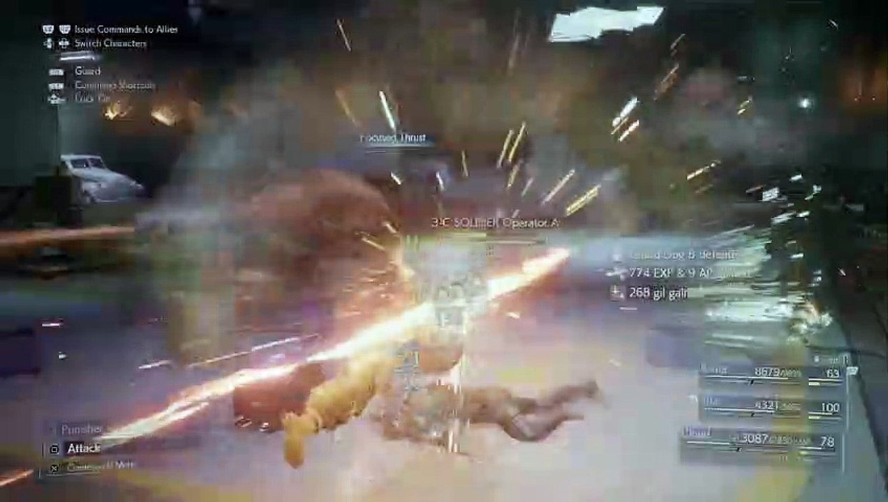 FF7 REMAKE HARD MODE [2ND] PART 25 - CHAPTER 16 - THE BELLY OF THE BEAST (SHINRA HQ)