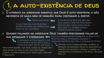 AULA 9 DOUTRINA DE DEUS