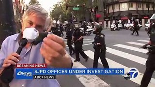 California police officer appears to taunt George Floyd protesters, is now under investigation