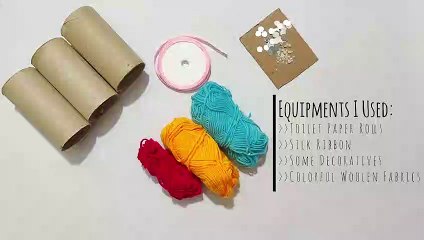 Reuse of Empty "Toilet Paper Rolls" [Home Decorating Craft] - DIY 2020