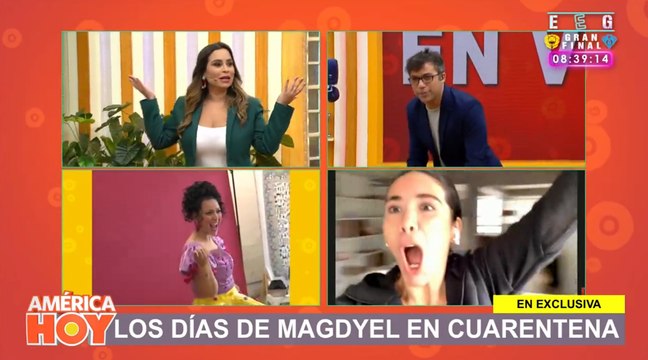 America Hoy: Ethel Pozo alborotó el set al bailar al estilo de la Teresita _