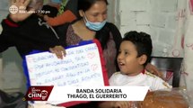 Paolo Guerrero sorprendió a pequeño fan que sufre una difícil discapacidad
