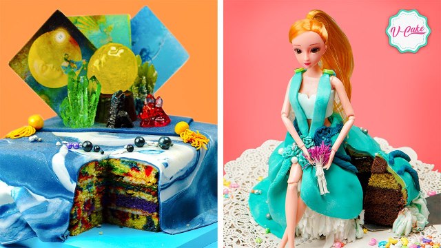 Frozen ELSA Disney Cake - Barbie Cake Decorating