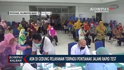 270 ASN di Pontianak Jalani Rapid Test