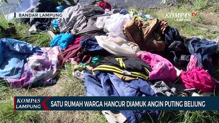 Satu Rumah Warga Hancur Diamuk Angin Puting Beliung