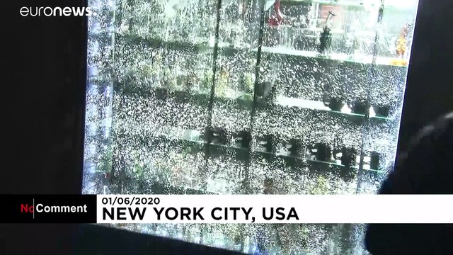 ویدئو؛ تصاویری از غارت فروشگاه‌ها در اعترضات و ناآرامی‌های نیویورک