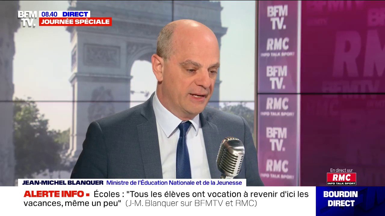 Jean-Michel Blanquer évoque un décrochage scolaire en moyenne de 4% (et jusqu'à 20% dans les lycées professionnels)