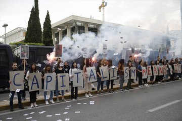 Demonstrasi Kematian George Floyd di Yunani