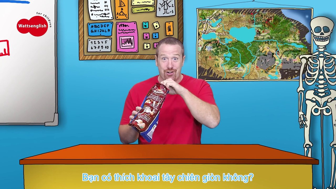 Healthy Food for Kids from Steve and Maggie - Speaking with NEW Stories for Children Wow English TV