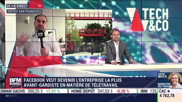 Matthieu Soulé (BNP Paribas) : Facebook veut devenir l'entreprise la plus avant-gardiste en matière de télétravail - 01/06