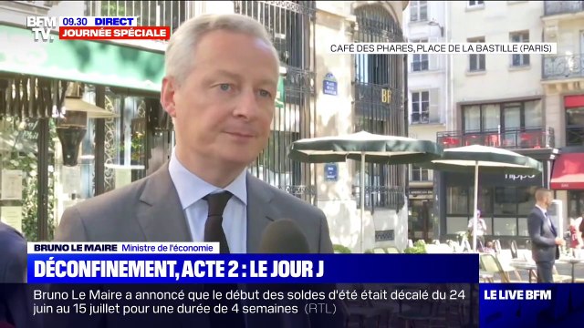 Bruno Le Maire: Nous allons prolonger le fonds de solidarité jusqu'à la fin de l'année 2020