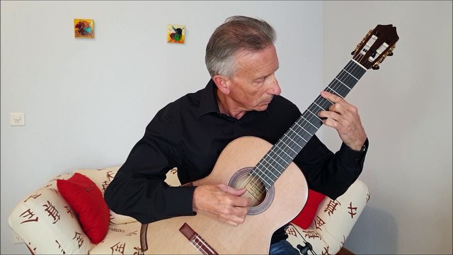 Adiós Nonino - Astor Piazzolla - Guitare Alain Bauer