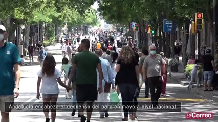 Andalucía encabeza el descenso del paro en mayo a nivel nacional
