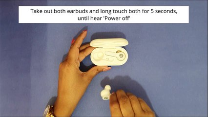 How to Reset 7PODS 2.0 Wireless Earphones -  if L and R not pairing with each other