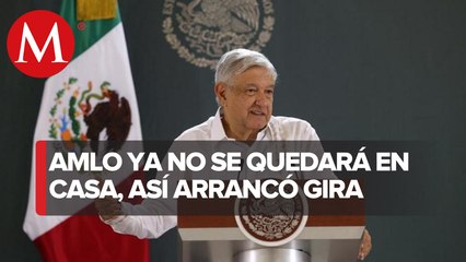 En medio de la pandemia AMLO inicia si gira por el sureste de país