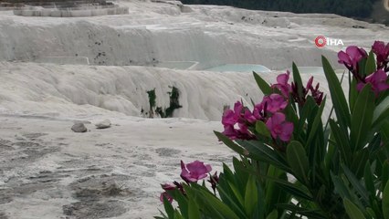 Pamukkale'yi gezmeye gelen Çinli turist, seferler durunca 3 ay Türkiye'de kaldı